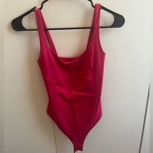 Abercrombie pink bodysuit size extra small